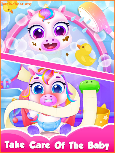 Baby Unicorn Pet Pony Care & Dress Up screenshot