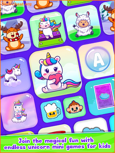 Baby Unicorn Phone For Kids screenshot