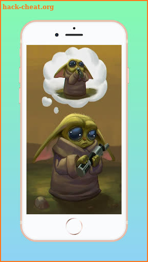 Baby Yoda HD Wallpaper screenshot