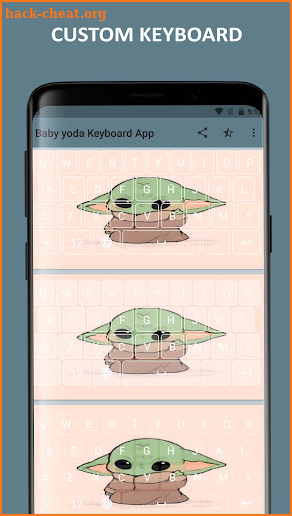 baby yoda keyboard screenshot