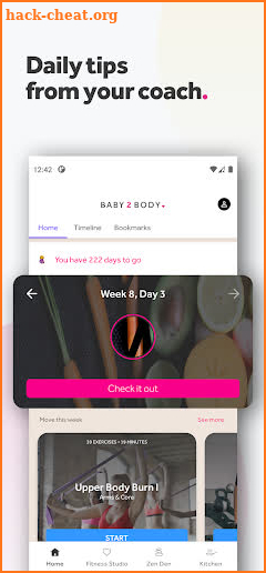 Baby2Body: Pregnancy Wellness screenshot