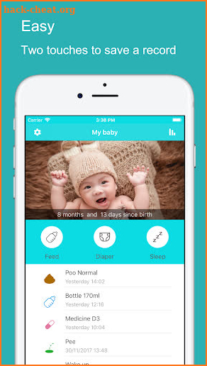 BabyFeed - Baby Daycare Tracker screenshot