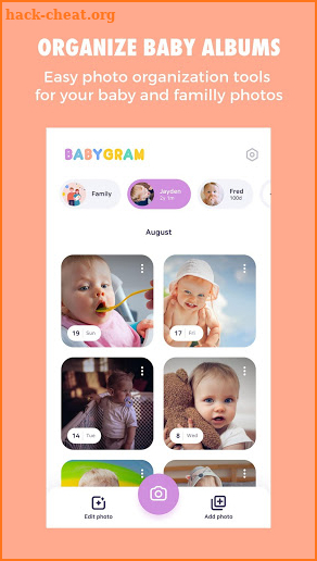 Babygram - Camera app for mommies and babies screenshot