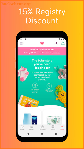 Babylist Baby Registry screenshot
