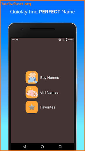 BabyNames Boy and Girl Meaning screenshot