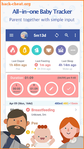 BabyTime (Parenting, Track & Analysis) screenshot