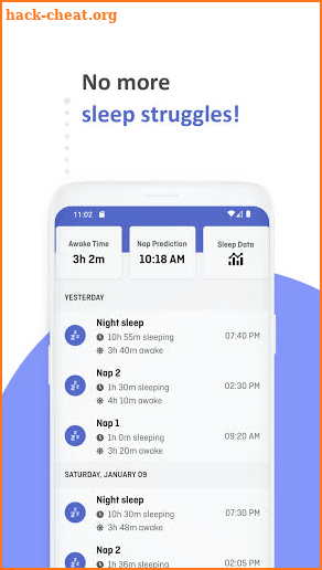 BabyZen - Baby's nap schedule screenshot