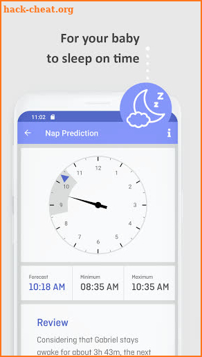BabyZen - Baby's nap schedule screenshot