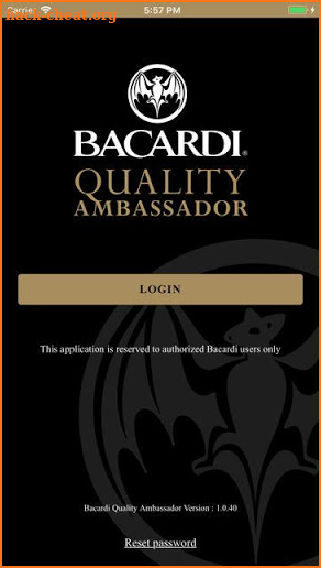 Bacardi Quality Ambassador screenshot