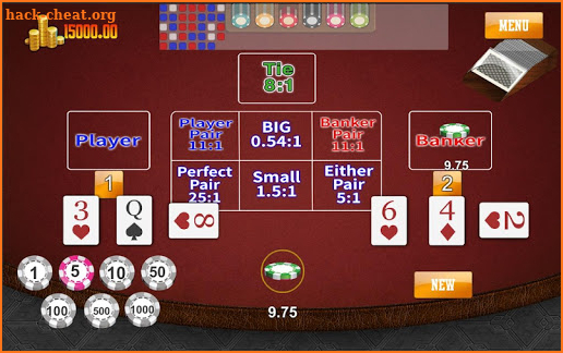 Baccarat  : CasinoKing free Non-online game screenshot