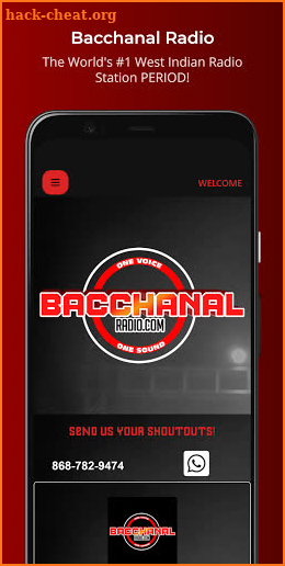 Bacchanal Radio screenshot