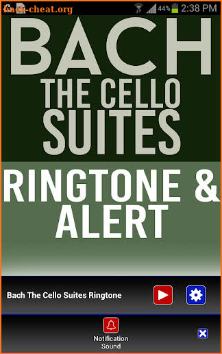Bach The Cello Suites Ringtone screenshot