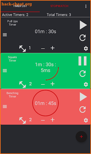 Back At It! Workout Rest Timer and StopWatch screenshot