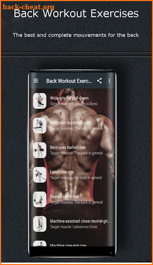 Back Workout Exercises screenshot
