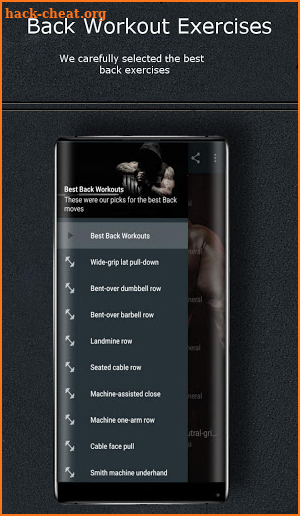Back Workout Exercises screenshot