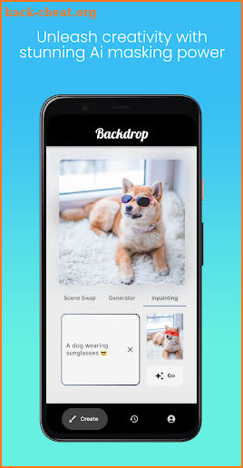 Backdrop - AI Image Generator screenshot