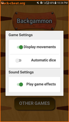 Backgammon Free - Two Players screenshot