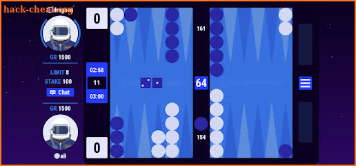 Backgammon Galaxy screenshot