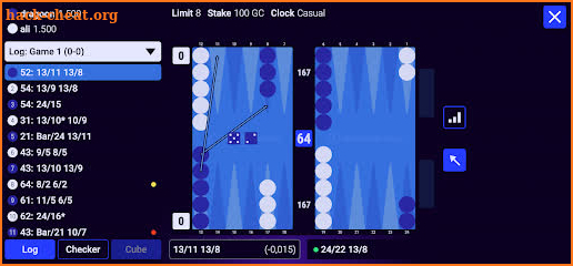 Backgammon Galaxy screenshot