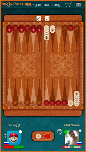 Backgammon LiveGames screenshot