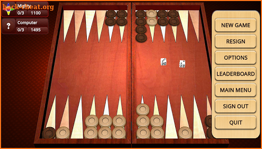 Backgammon Mighty screenshot