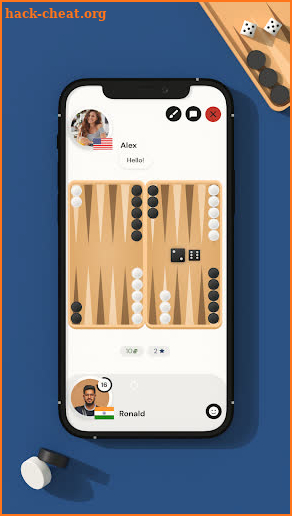 Backgammon Online screenshot