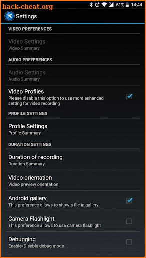 Background Video Recorder (free) screenshot