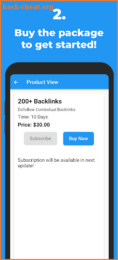 Backlinks SEO: Rank Website screenshot