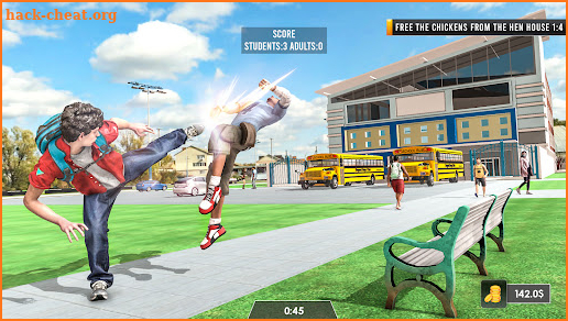 Bad Bully Guys Game: High school Gangsters 3d screenshot