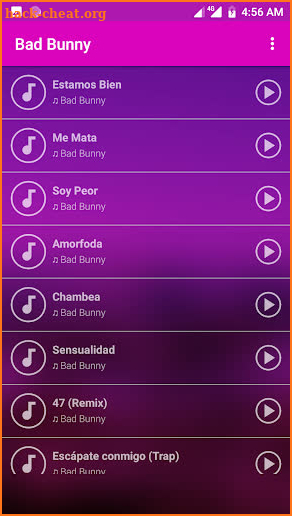 Bad Bunny All Songs screenshot