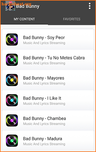 Bad Bunny - Musica Lyrics screenshot