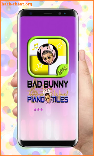 Bad Bunny on Piano Tiles screenshot