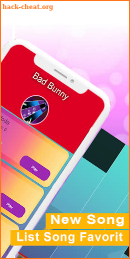 Bad Bunny Piano Tiles 2020 screenshot