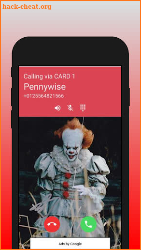 Bad Clown Call Me !!  Creepy Vid Call simulation screenshot