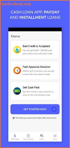 Bad Credit Installment Loans screenshot