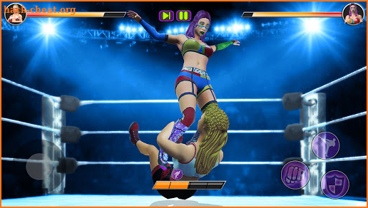 Bad Girls Wrestling Rumble- Women Wrestling Games screenshot