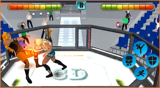 Bad Women Wrestling Rumble Game| Backyard Fighting screenshot