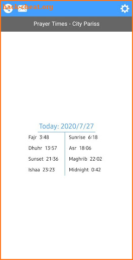 BadeSaba Calendar screenshot