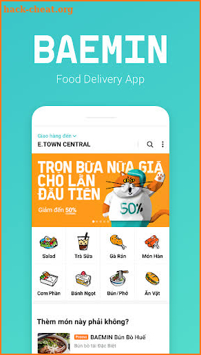 BAEMIN - Food delivery screenshot