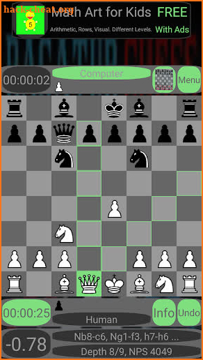 Bagatur Chess Engine with GUI (Stockfish style) screenshot