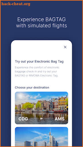 BAGTAG App screenshot