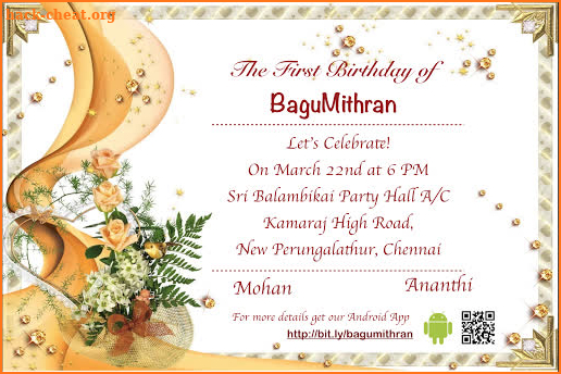 BaguMithran's Birthday screenshot