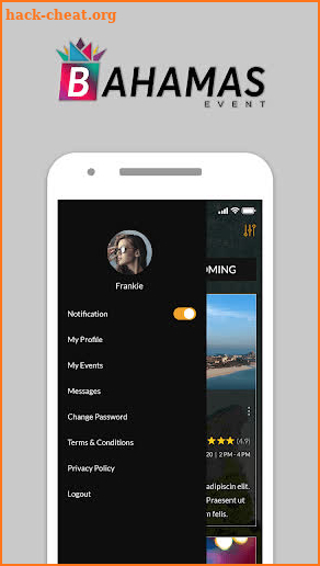 Bahamas Events App screenshot