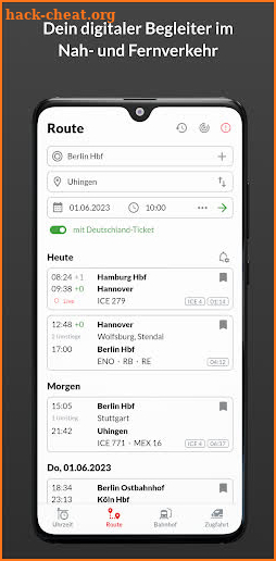 Bahn: Fahrplan & Live Tracking screenshot