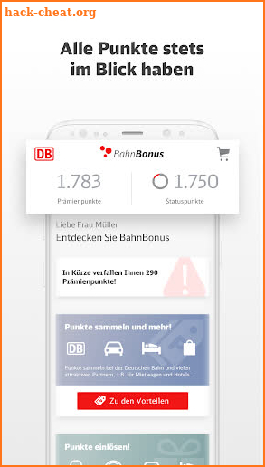 BahnBonus screenshot