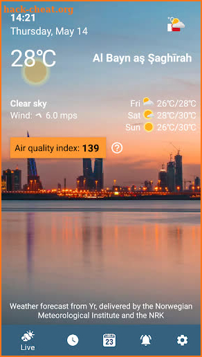 Bahrain Weather Alerts screenshot