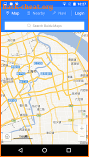Baidu Maps in English (unofficial) screenshot
