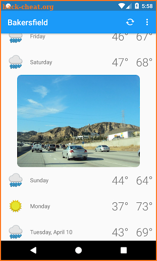 Bakersfield,CA - weather and more screenshot