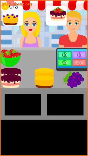 bakery cashier game screenshot