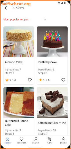 Baking Recipes screenshot